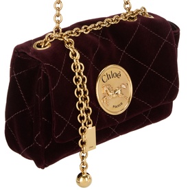 Heritage Logo Plaque Quilted Shoulder Bag
