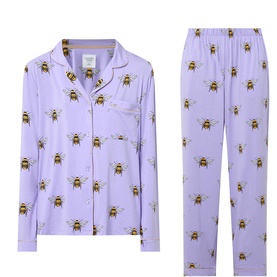 Bee Print Pyjama Set