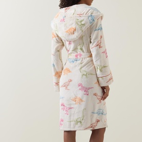 Dinosaur Sketch Patterned Robe