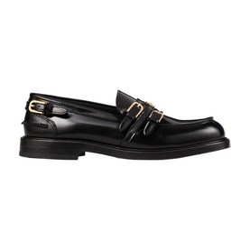 Buckle Leather Loafers