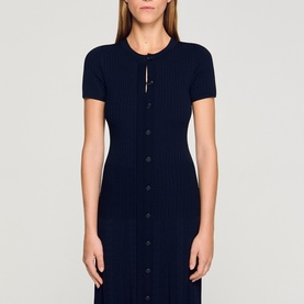 Flared Knitted Dress