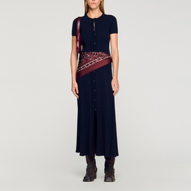 Flared Knitted Dress