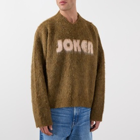 Logo Brushed Sweater