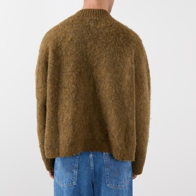Logo Brushed Sweater