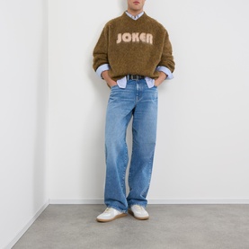 Logo Brushed Sweater