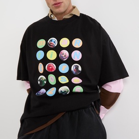 Fuzzy Ball Printed T-Shirt