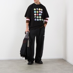 Fuzzy Ball Printed T-Shirt