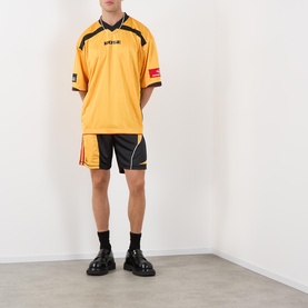 Panelled Jersey Football Shorts