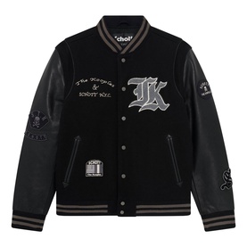 Leather Varsity Jacket