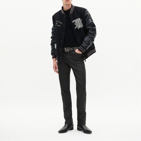 Leather Varsity Jacket