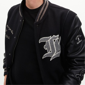 Leather Varsity Jacket