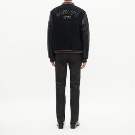 Leather Varsity Jacket