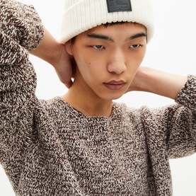 Fisherman Ribbed-Knit Beanie