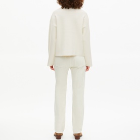 Mock Turtleneck Logo Sweater