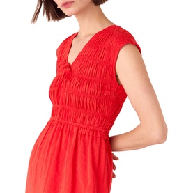 Shirred Bodice Dress