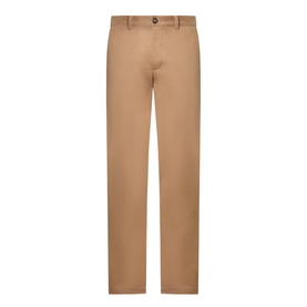 Suede Sateen Tailored Trousers