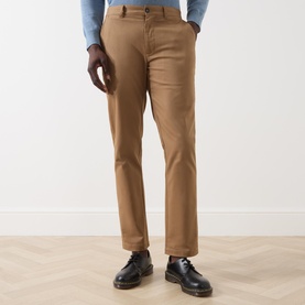 Suede Sateen Tailored Trousers