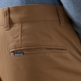Suede Sateen Tailored Trousers