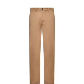 Suede Sateen Tailored Trousers