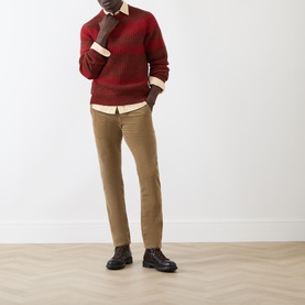 Saddle Striped Sweater