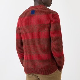 Saddle Striped Sweater