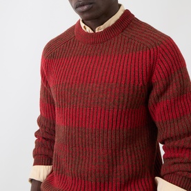 Saddle Striped Sweater