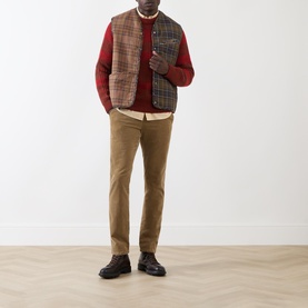 Saddle Striped Sweater