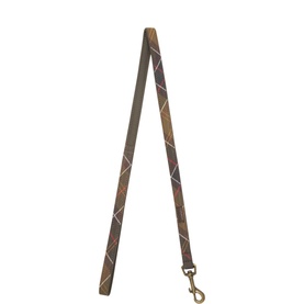 Logo Tartan Leather Lead