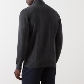 Tartan Logo Half-Zip Sweater