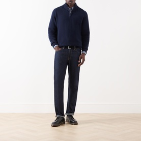 Grangetown Logo Half-Zip Sweater