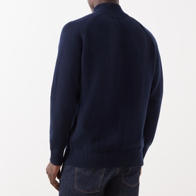 Grangetown Logo Half-Zip Sweater