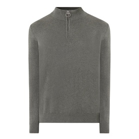 Logo Half-Zip Sweater