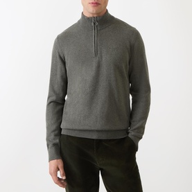 Logo Half-Zip Sweater