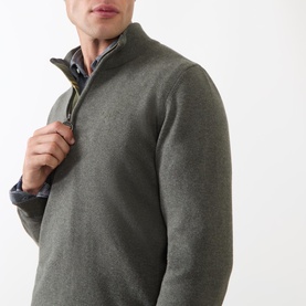 Logo Half-Zip Sweater