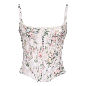 Cadie Floral Corset Top