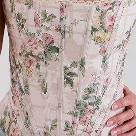 Cadie Floral Corset Top