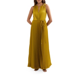 Dionne Eyelet Pleated Dress