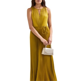 Dionne Eyelet Pleated Dress