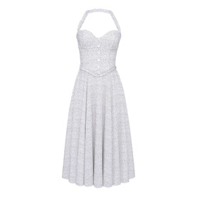 Georgie Polka Dot Halter Dress