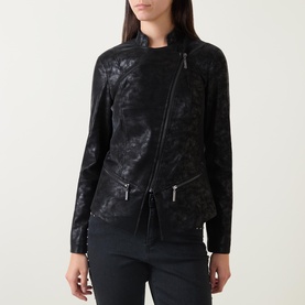 Foiled Moto Jacket