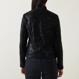 Foiled Moto Jacket