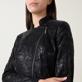 Foiled Moto Jacket