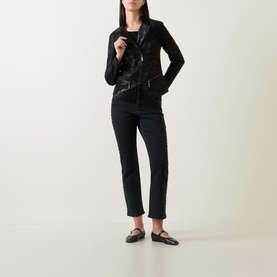 Foiled Moto Jacket