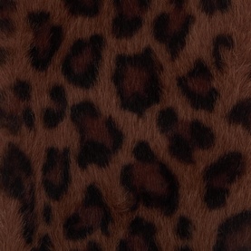 Faux Fur Leopard Scarf