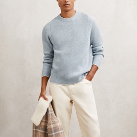 Crammond Brushed Rib-Knit Sweater