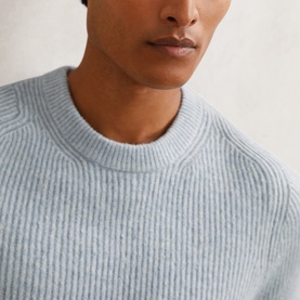 Crammond Brushed Rib-Knit Sweater