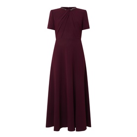 Gathered Embellished Dress