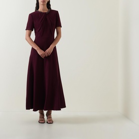 Gathered Embellished Dress