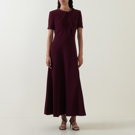 Gathered Embellished Dress