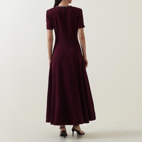 Gathered Embellished Dress